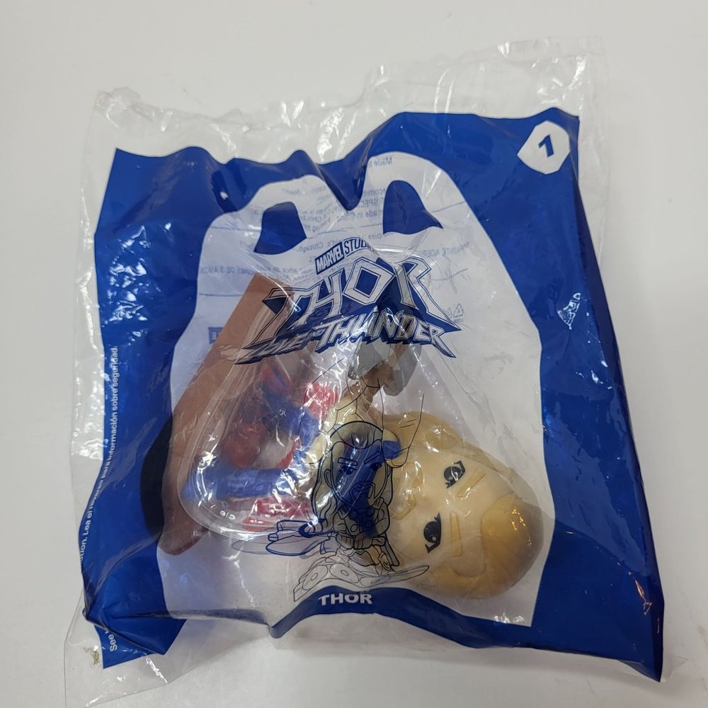 NEW 2022 McDonald's Happy Meal Toy Thor Love and Thunder #1 Thor Figure‎